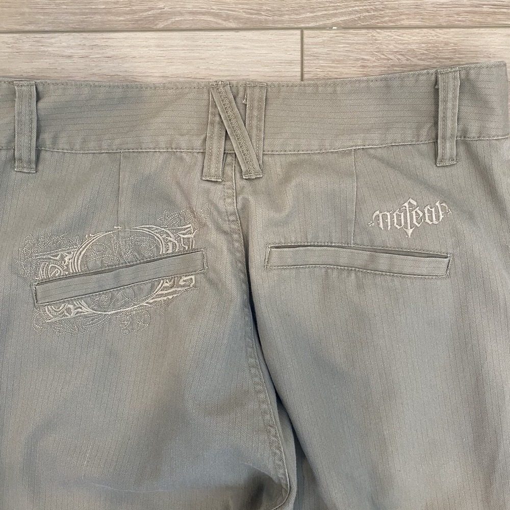 Vintage No Fear Chino Pants Mens 30x27 Skater Grunge Streetwear Workwear Y2K VTG